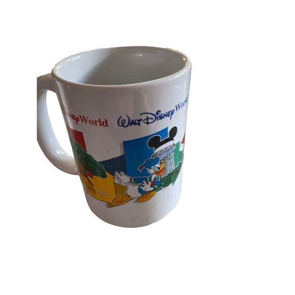 Vintage Walt Disney World GRANDPA Coffee Mug Mickey Pluto Donald Goofy - Picture 6 of 6